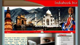 What Indiabook.biz website looked like in 2012 (11 years ago)