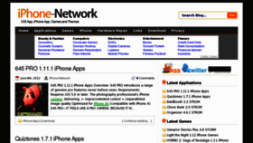 What Iphone-network.net website looked like in 2012 (11 years ago)