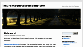 What Insurancequotescompany.com website looked like in 2012 (11 years ago)