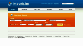 What Imoveis.im website looked like in 2012 (11 years ago)
