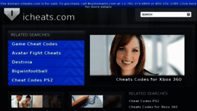 What Icheats.com website looked like in 2012 (11 years ago)