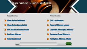 What Insuranceclassaction.net website looked like in 2012 (11 years ago)