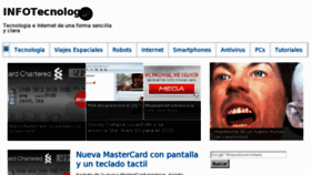 What Infotecnologia.org website looked like in 2012 (11 years ago)