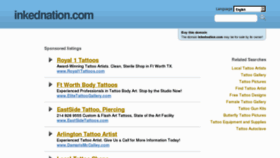 What Inkednation.com website looked like in 2012 (11 years ago)