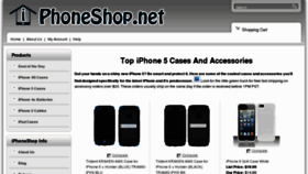 What Iphoneshop.net website looked like in 2012 (11 years ago)
