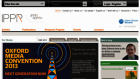 What Ippr.org.uk website looked like in 2012 (11 years ago)