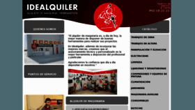 What Idealquiler.es website looked like in 2012 (11 years ago)