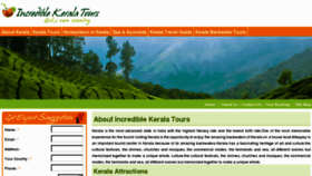 What Incrediblekeralatours.net website looked like in 2011 (13 years ago)