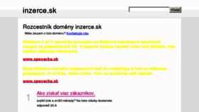 What Inzerce.sk website looked like in 2012 (11 years ago)