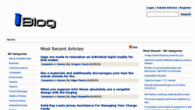 What Iblogpage.com website looked like in 2013 (11 years ago)