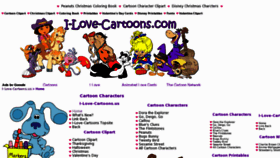 What I-love-cartoons.us website looked like in 2013 (11 years ago)