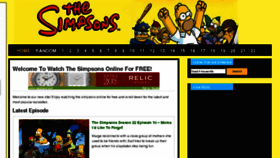 What Iwatchsimpsonsonline.com website looked like in 2011 (13 years ago)
