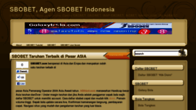What Indosbobet.com website looked like in 2013 (11 years ago)