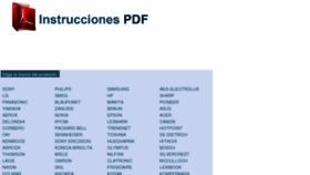 What Instrucciones-pdf.com website looked like in 2013 (11 years ago)
