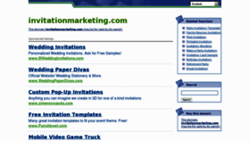 What Invitationmarketing.com website looked like in 2013 (11 years ago)