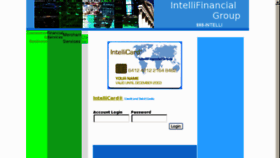 What Intellicard.com website looked like in 2013 (13 years ago)