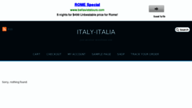 What Italy-italia.com website looked like in 2013 (11 years ago)