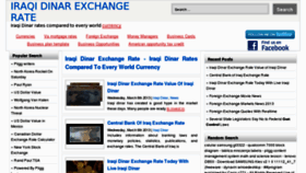 What Iraqidinarexchangerate.net website looked like in 2013 (11 years ago)