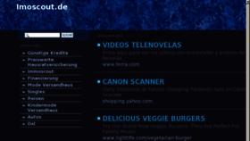 What Imoscout.de website looked like in 2013 (11 years ago)