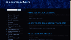 What Indiaexamresult.com website looked like in 2013 (10 years ago)
