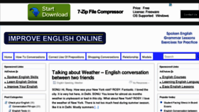 What Improveenglishonline.com website looked like in 2013 (10 years ago)