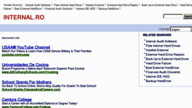 What Internal.ro website looked like in 2013 (11 years ago)