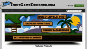 What Indiegamedesigner.com website looked like in 2013 (11 years ago)