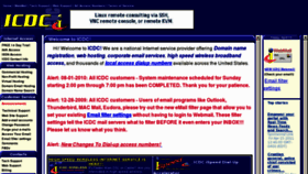 What Icdc.com website looked like in 2011 (13 years ago)