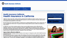 What Ihealthinsurancecalifornia.com website looked like in 2013 (10 years ago)