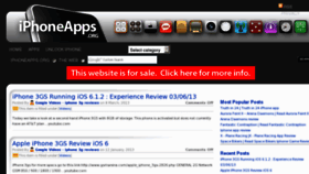 What Iphoneapps.org website looked like in 2013 (10 years ago)