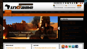 What Ingame.it website looked like in 2013 (10 years ago)