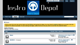 What Instrodepot.com website looked like in 2013 (10 years ago)