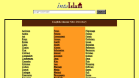 What Intoislam.com website looked like in 2013 (10 years ago)