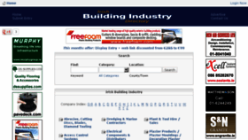 What Irishbuildingindustry.ie website looked like in 2013 (10 years ago)