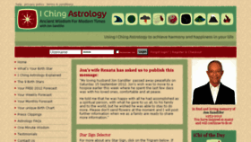 What Iching-astrology.com website looked like in 2013 (10 years ago)