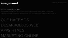 What Imaginanet.com website looked like in 2013 (10 years ago)