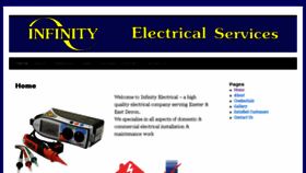 What Infinity-electrical.com website looked like in 2013 (10 years ago)