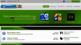 What Idwaneo.org website looked like in 2013 (10 years ago)