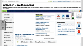 What Inplace.in website looked like in 2013 (10 years ago)