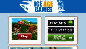 What Iceagegames.net website looked like in 2013 (10 years ago)