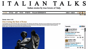 What Italiantalks.com website looked like in 2013 (10 years ago)