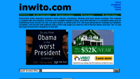 What Inwito.com website looked like in 2013 (10 years ago)