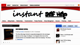 What Instantselfhelp.com website looked like in 2013 (10 years ago)