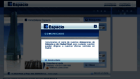 What Inmoespacio.com website looked like in 2013 (10 years ago)