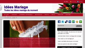 What Idees-mariage.fr website looked like in 2013 (10 years ago)
