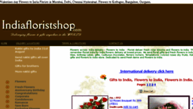 What Indiafloristshop.com website looked like in 2013 (10 years ago)