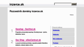 What Inzerce.sk website looked like in 2011 (13 years ago)