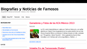 What Idolospop.com website looked like in 2013 (12 years ago)