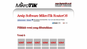 What Ixp.mikrotik.co.id website looked like in 2013 (10 years ago)