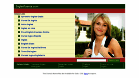 What Inglesfluente.com website looked like in 2013 (10 years ago)